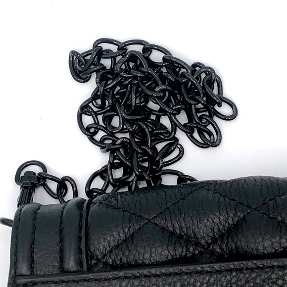 REBECCA MINKOFF QUILTED LEATHER CLUTCH/CROSSBODY - Picture 11 of 15